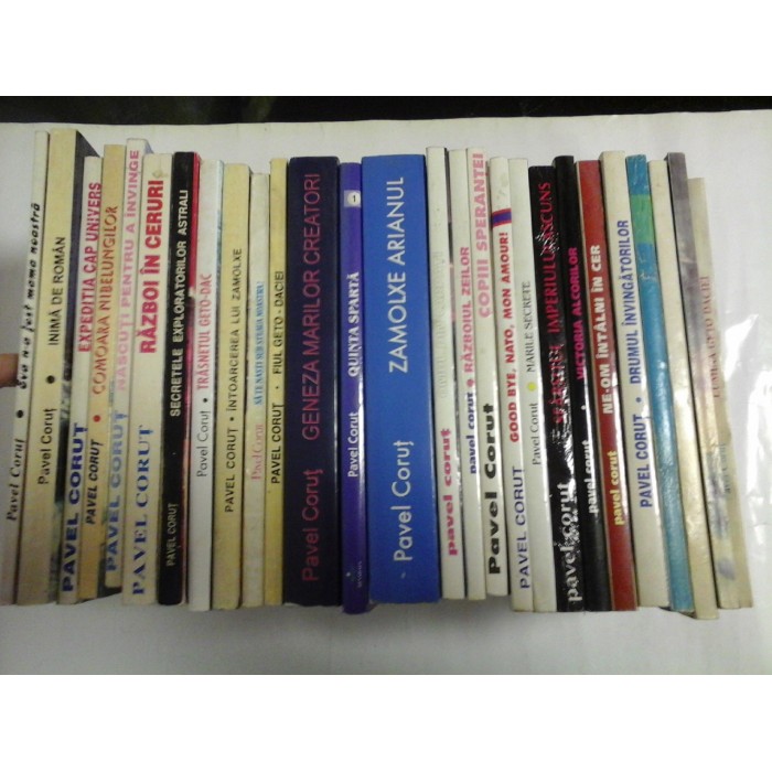 PAVEL  CORUT  -  27 volume;  din seria Octogon -  Bucuresti, 1999-2015 